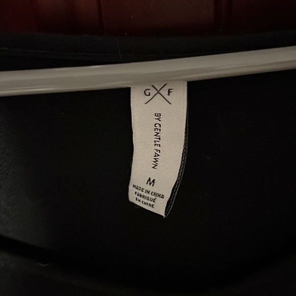 Gentle Fawn black dress - new without tags. Size med- braided waist tie - Picture 2 of 5